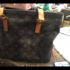 LOUIS VUITTON SHOULDER BAG AND  COSMETIC CLUTCH